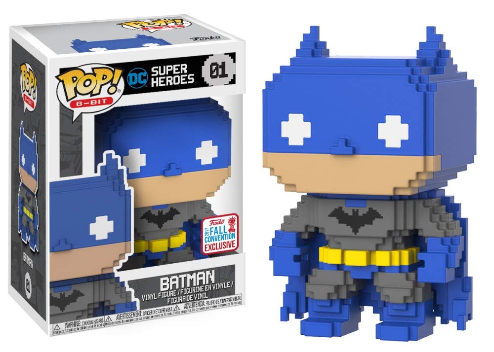 Pop Funko 8-Bit #01 Dc Heroes Batman (2017 Fall Convention Exclusive)