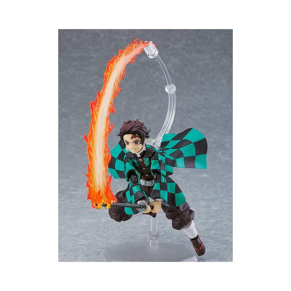 Max Factory Demon Slayer: Kimetsu no Yaiba: Tanjiro Kamado Deluxe Figma Action Figure Multicolor