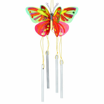 Creativity For Kids Butterfly Wind Chime Mini Craft Kit , Red