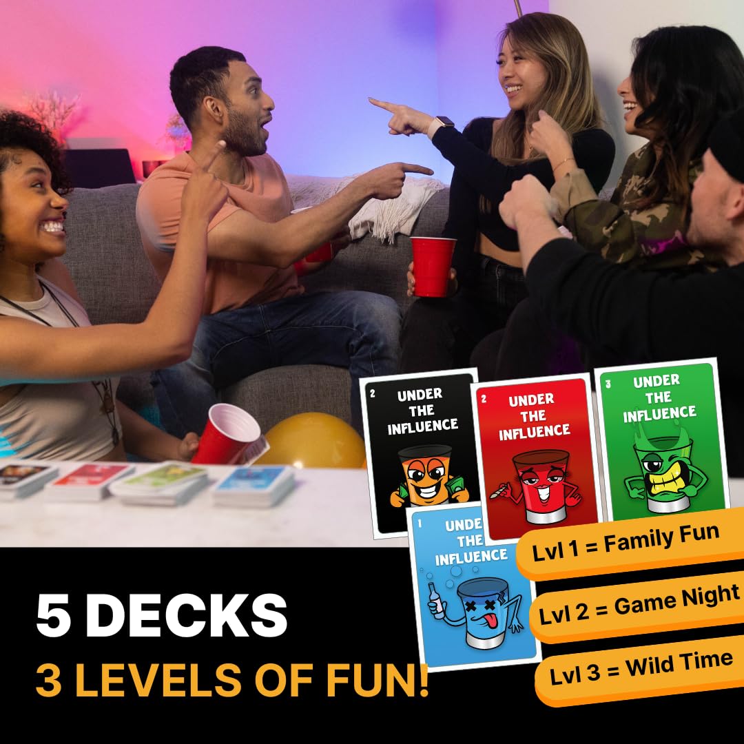 Shots No Chaser Extremely Under The Influence - Drinking Game For Adults | Fun Challenges And Dares | Perfect For Couples, Game