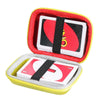 Anleo Hard Travel Case For Mattel Uno Classic Card Game(Only Case) (Yellow+Red)