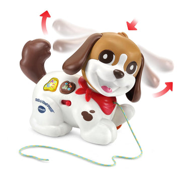 VTech Walk and Woof Puppy - Multicolor Interactive Toy, 8.15 x 7.01 x 4.41 inches, Plastic, Model 80-565000