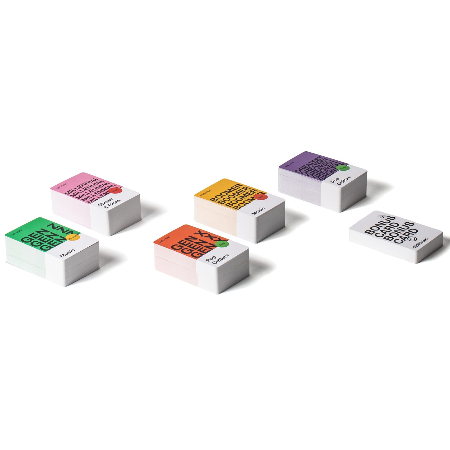 Gensmak!- A Party Trivia Game For Every Generation- Ages 13+