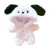 Niannyyhouse 10Cm~15Cm 20Cm 40Cm Plush Doll Clothes Puppy Onesies Outfit Dolls Accessories Dress Up (White 20Cm)