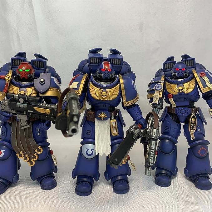 Beerise Action Figures Wh U - Lieutenant Titus - Magnetron Light Group, Double Light, Continuous Breathing Light, Red,Resin Mode