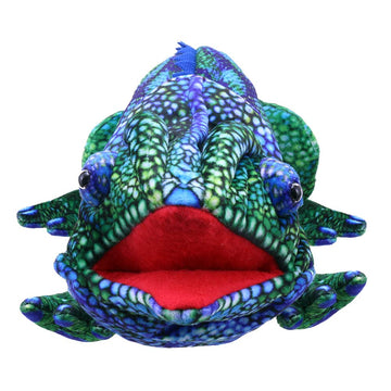 The Puppet Company - Large Creatures - Chameleon (Blue/Green)