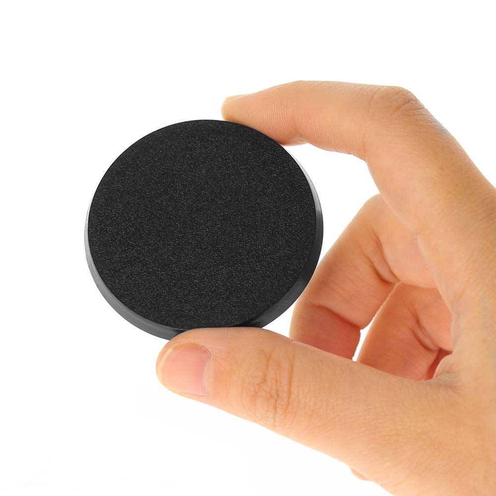 Evemodel Mb750 40Pcs Round Plastic Model Bases 50Mm Or 1.96Inch For Gaming Miniatures Or Wargames Table Games