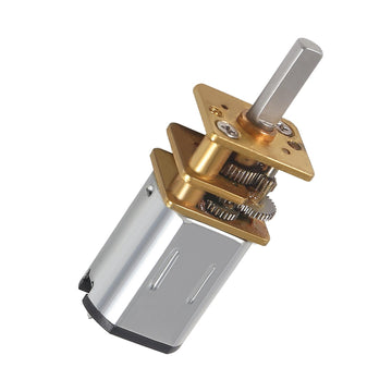 2Pcs DC 12V 1000RPM Gear Motor Full Metal Geared Mini Micro Gear with Gearwheel 1000RPM N20 Speed Reduction Motor for DIY RC Toy