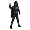 Star Wars Darth Vader Official Youth Halloween Costume - enhanced Quality Padded Jumpsuit with Plastic Mask and Detachable Cape (Medium) Multi