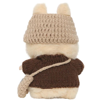 FANFX Doll Clothes(No Doll) Handcrafted Crochet Outfit for 17cm Doll Stylish Adorable Dolls Clothes Accessories for La Best Gift for Your Dear Doll(Knitted Sweater)