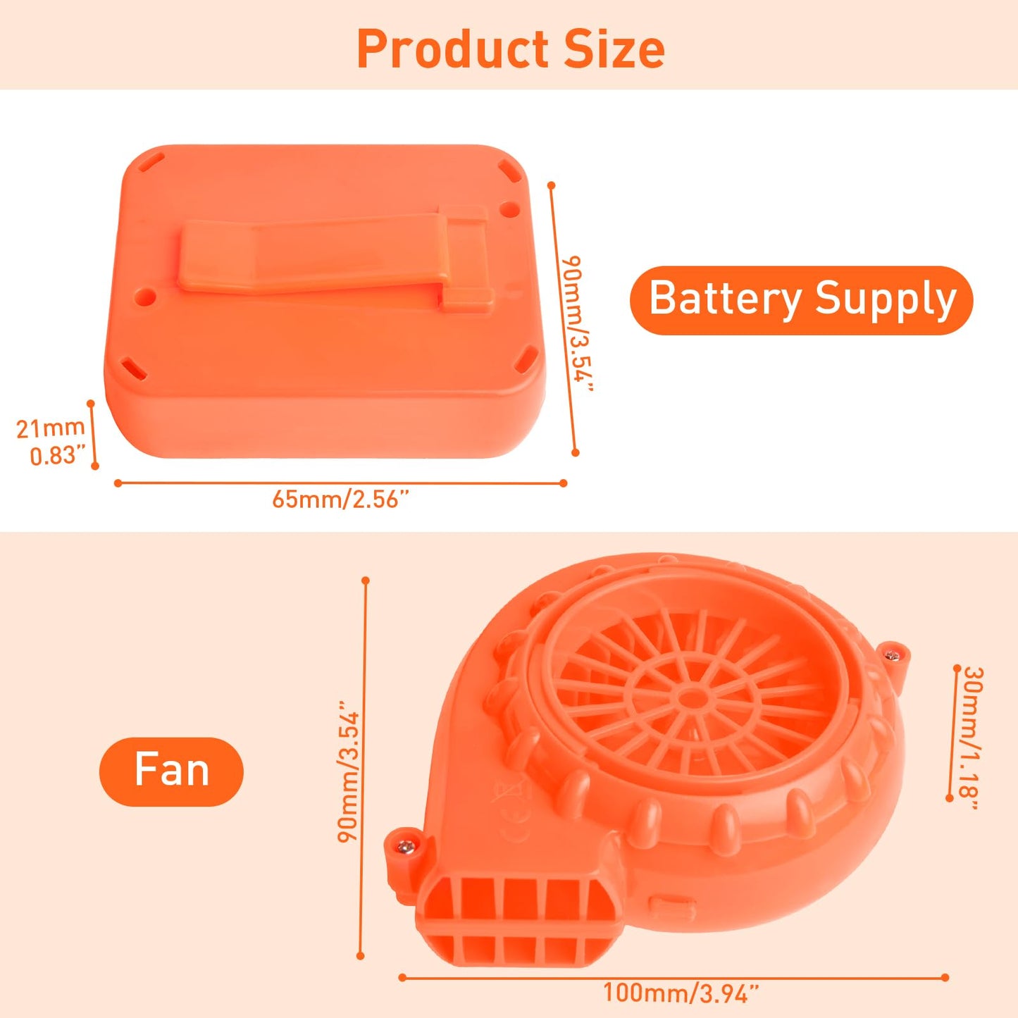 Inflatable Costume Fan Replacement, Dinosaur Pump Mini Blower Fan For Inflatable Costume Blow Up