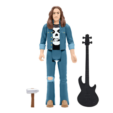 Super7 Cliff Burton 3.75" Action Figure - Multicolor Plastic Collectible with Accessories, Model RE-MTLCW01-CLF-01