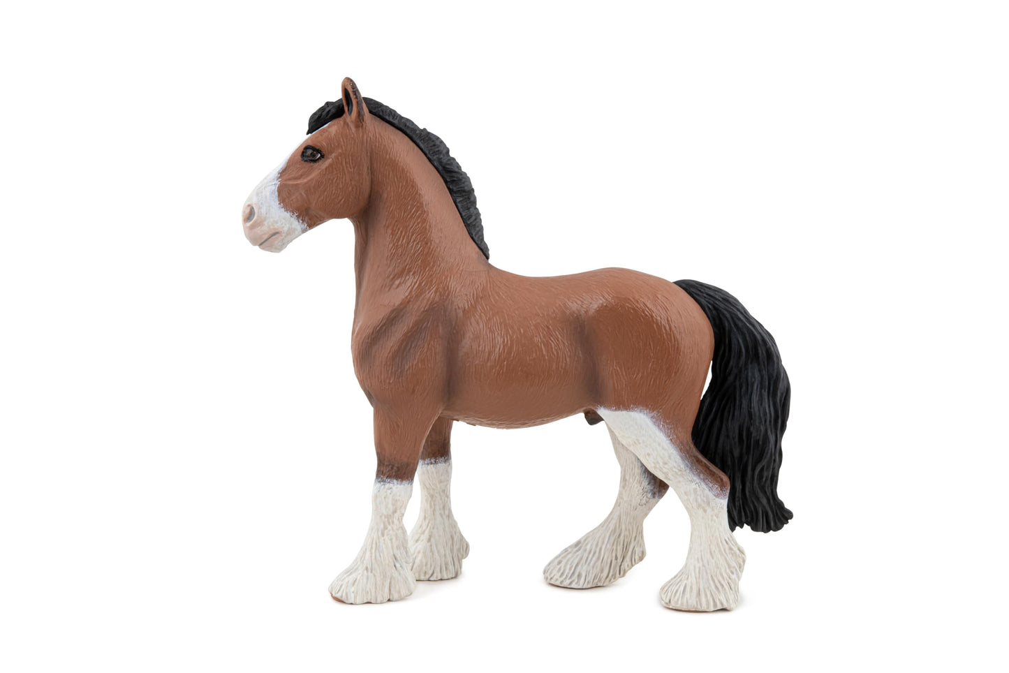 Papo 51571- Figure - Clydesdale Horse, Multicolor