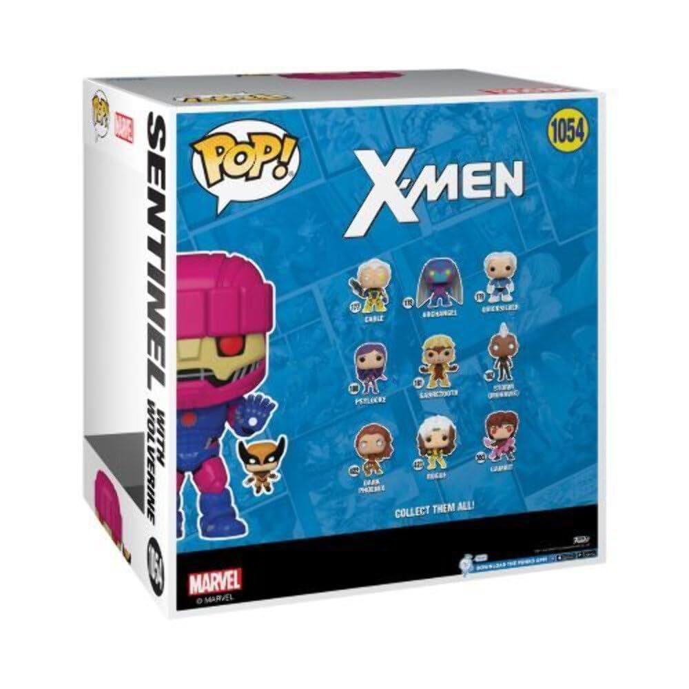 Funko Pop! Jumbo: X-Men Sentinel with Wolverine Previews limited availability Vinyl Figure