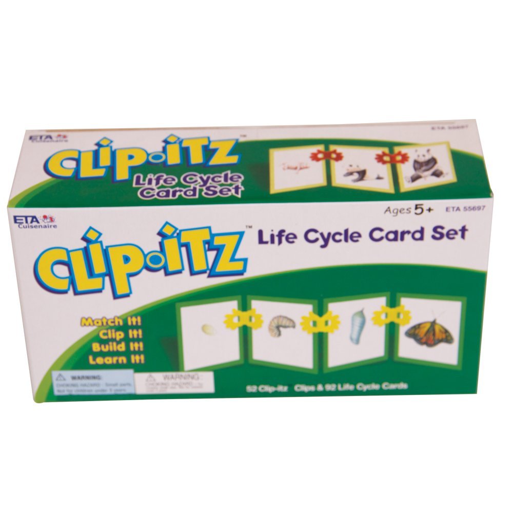 Hand2Mind Clip-Itz Life Cycle Card Set