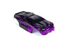 SummitLink Custom Body Muddy Purple Over Black Style Compatible for e-Revo Mini 1/16 Scale RC Car or Truck (Truck not included)