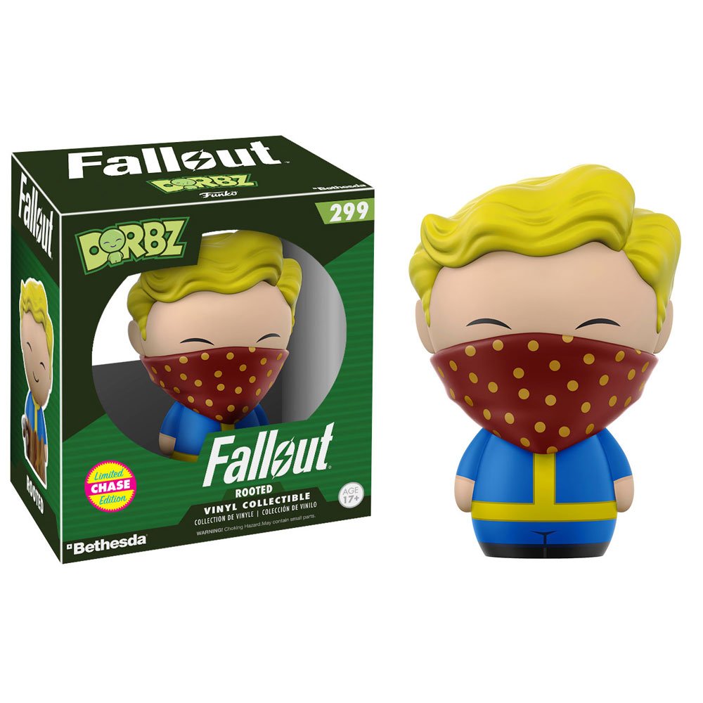 Fallout Dorbz Vault Boy Rooter Vinyl Figure Chase Variant