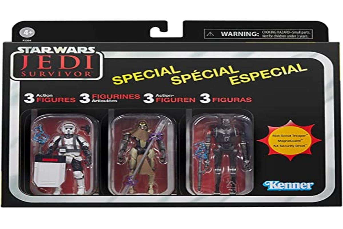 Star Wars Jedi Survivor 375 Inch Action Figure 3 Pack