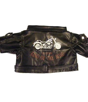 Biker Outfit Teddy Bear Clothes Fits Most 14'' - 18'' Build-A-Bear And Make Your Own Stuffed Animals