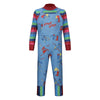 Linkom Chucky Costume For Kids,Boys Girls Good Guys Jumpsuit Child'S Play Overalls Outfits Halloween Cosplay Horror Costume (Large)