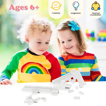 Unirolic Classic Building Bricks, 200 Piece 2X4 Building Blocks Stem Creative Building Toys Compatible With All Major Brands, Mo