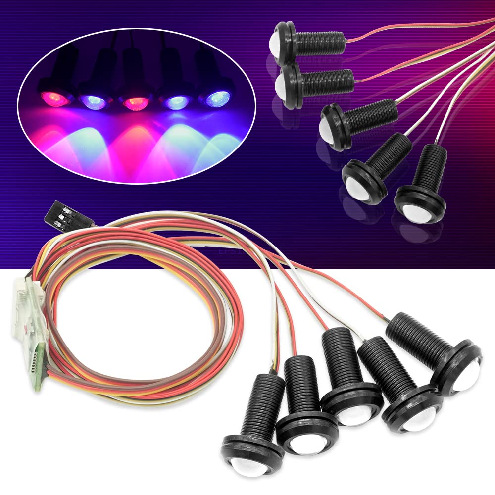 OGRC Light Kit with 10 Modes for Traxxas 1/10 Slash 2WD/ RC Truck (Compatible with Newer Models)