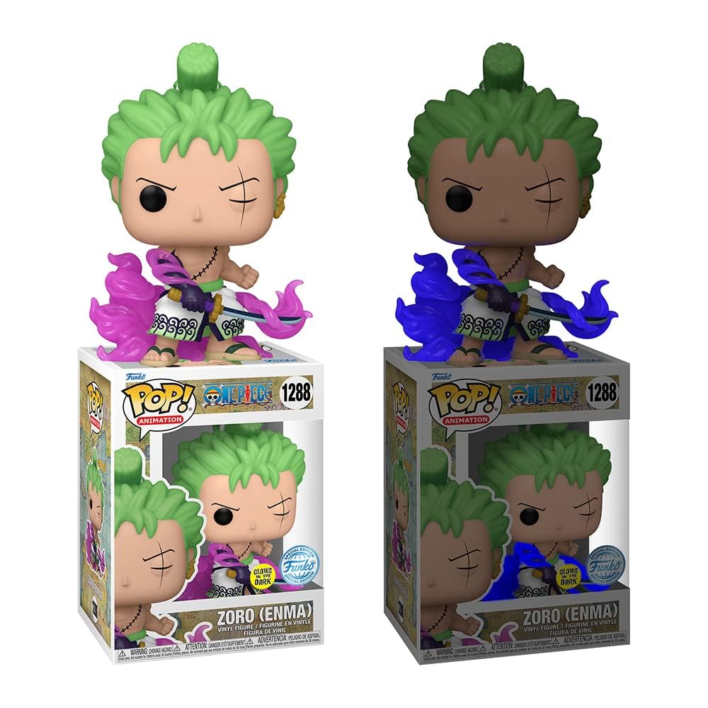 Funko Pop! Animation Zoro (Enma) GITD Exclusive #1288 - Multicolor Vinyl Collectible