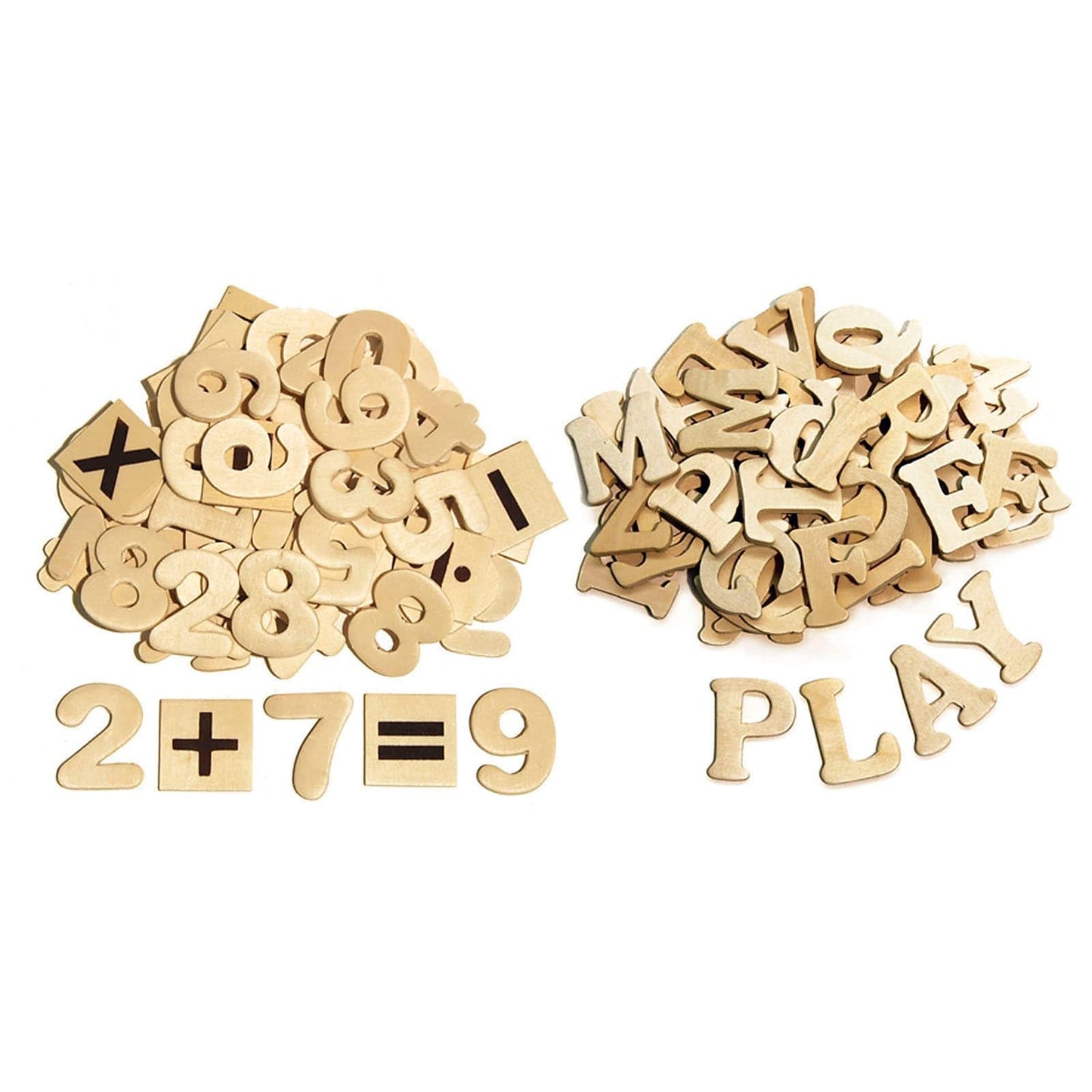 Pacon Wood Letters & Numbers
