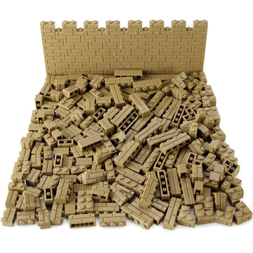 Feleph 260 Pieces Masonry Profile Bricks Building Blocks For Wall Parts And Pieces Diverse Bulk Toy Set Compatible With Major Br