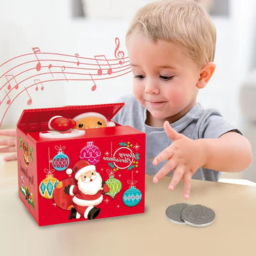 Piggy Bank Steal Coin Box Electronic Money Bank Cute Money Saving Box With Smart Voice Prompt, Great Gift For Boys Girls Kids In