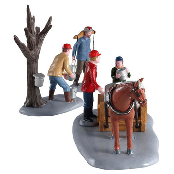 Lemax Maple Syrup Season, Set Of 3#03523