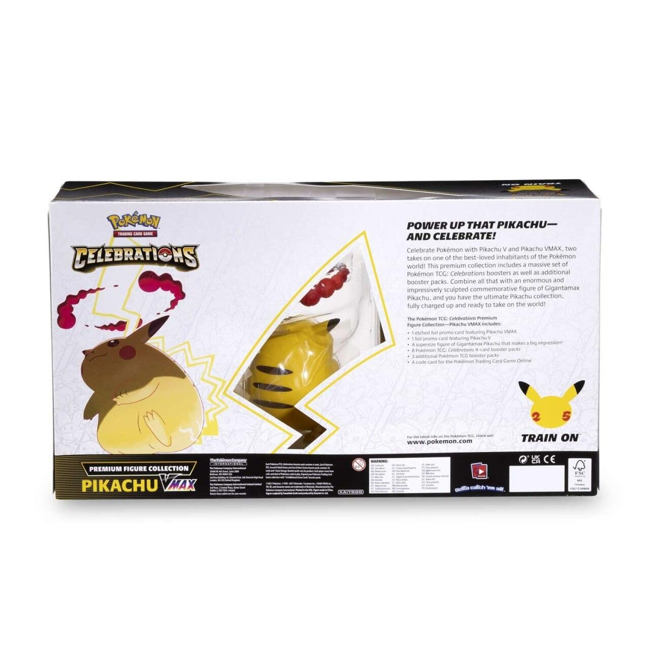 Pokémon Celebrations Premium Figure Collection Pikachu VMAX, 11. Collections, Multicolor, Model 290-80940