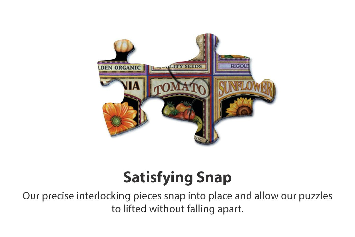 Springbok Puzzles - Garden Goodness - 1000 Piece Jigsaw Puzzle - Large 30 Inches By 24 Inches Puzzle - Made In Usa - Unique Cut Interlocking Pieces