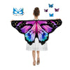 Niurui Kids Fairy Butterfly Wings Costume For Girls Halloween Toddler Dress Up Play Costumes With Butterfly Hair Clip Mask Chris