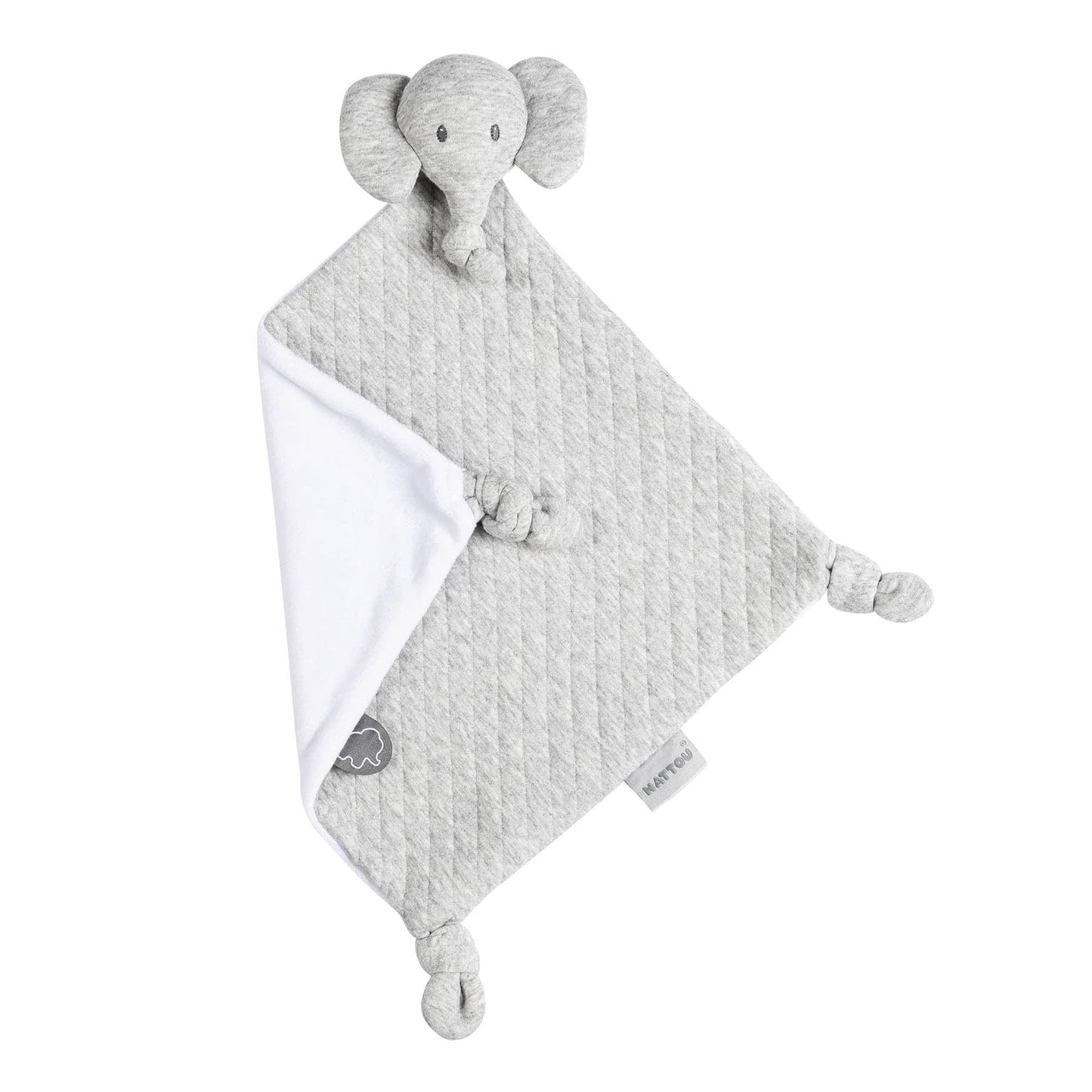 Nattou Tembo Elephant Doudou Security Nursery Blanket Soft Baby Lovey Unisex Lovie Baby Gifts For Newborn Boys And Girls Baby Sn