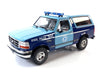 Greenlight 1996 Ford Bronco Xlt Massachusetts State Police 1/18