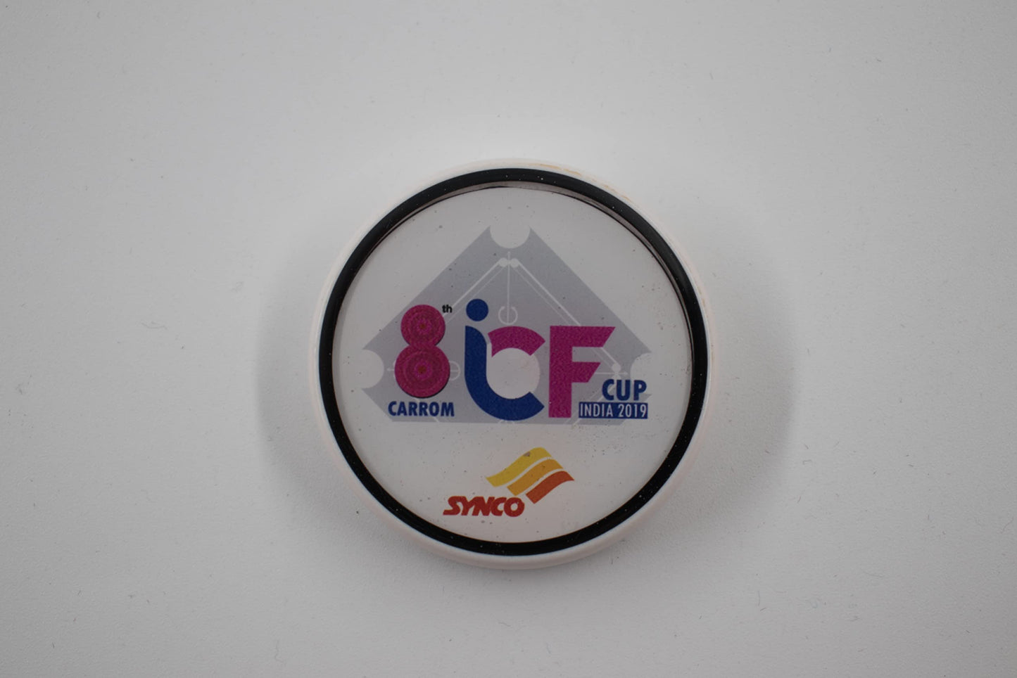 Synco Carrom Striker Professional 15G With Special Case, 1Pcs (Icf Carrom Cup Striker)