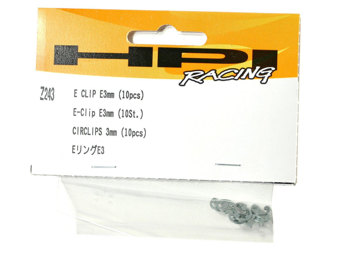 HPI Racing E Clip 3mm (10pcs) Z243