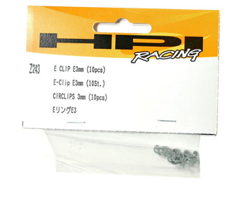HPI Racing E Clip 3mm (10pcs) Z243