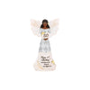 Pavilion Gift Company - Happy 50Th Birthday - 6' Ebony African American Angel Figurine Religious Best Friend Bestie Bff God Jesus Lover Christian Christ Gift Present