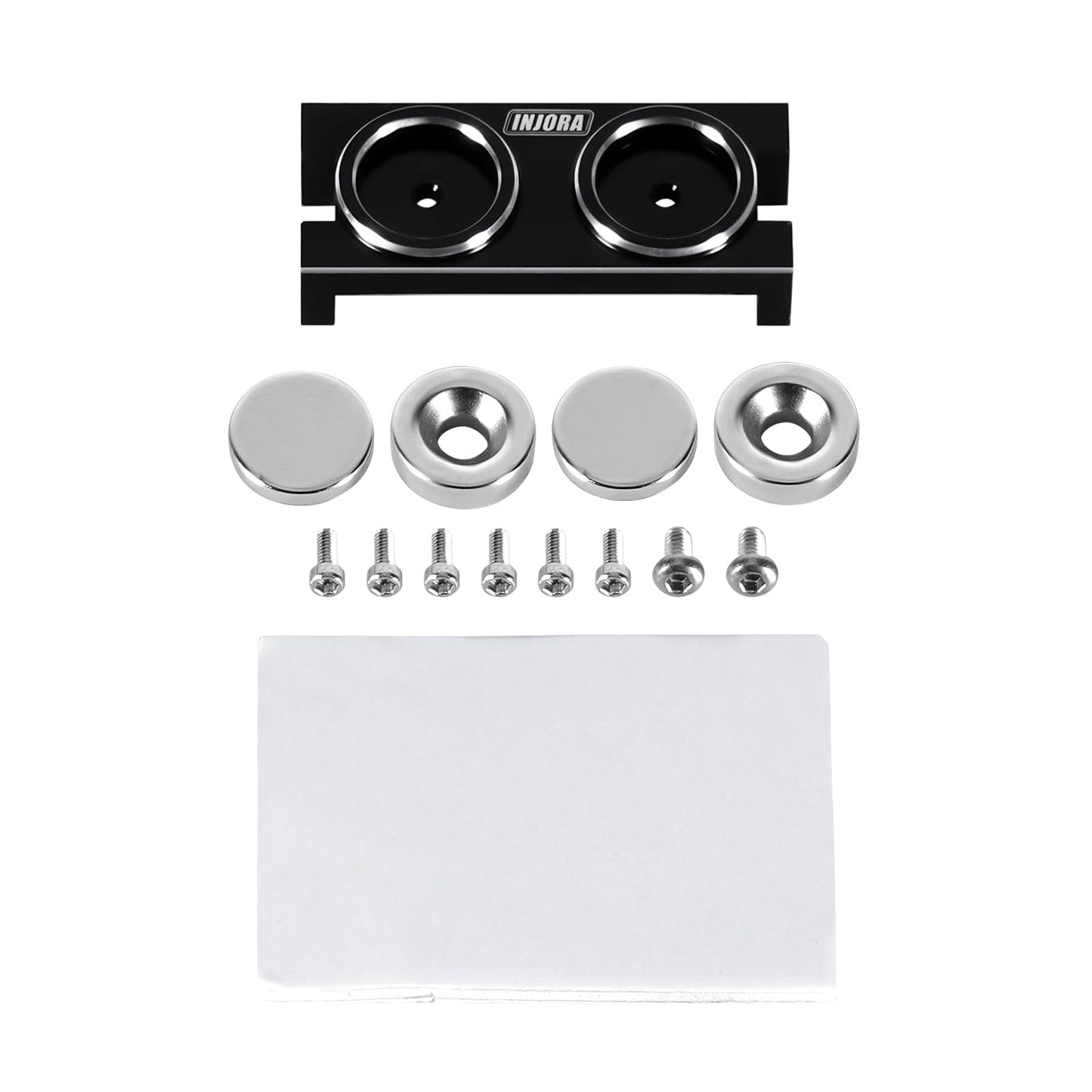 INJORA Magnetic Body Mount Invisible Body Post for 1/24 RC Crawler SCX24 LCG Chassis Upgrade, 10g