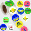 Oringaga 500 Pieces Pickleball Themed Party Decorations Labels Roll Stickers-Pickleball Sport Party Supplies Decorations Birthda