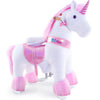 PonyCycle Ride on Horse for Toddlers, Size 3, Pink Unicorn, Model U302, Plastic, Music Sounds, Indoor/Outdoor Riding Toy