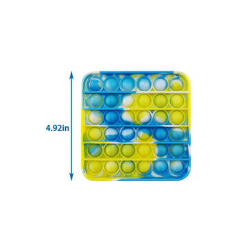 24 Pcs Pop Bubble Fidget Toys For Party Favors, Stress Relief Pressure Relieving Toys For Kids, Pop Bulk Toddler Toy For Birthday Christmas Valentine Gifts And Classroom Prizes