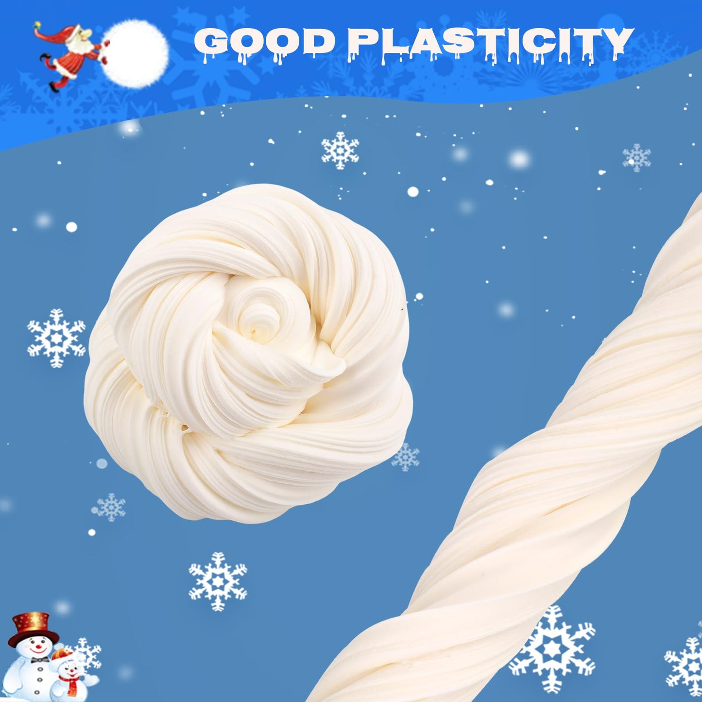 Do You Want To Build A Snowman,9 Pack Putty Slime Kit With Snowman Accessories,Build, Melt & Rebuild Fun,Stress Relief Toy Party