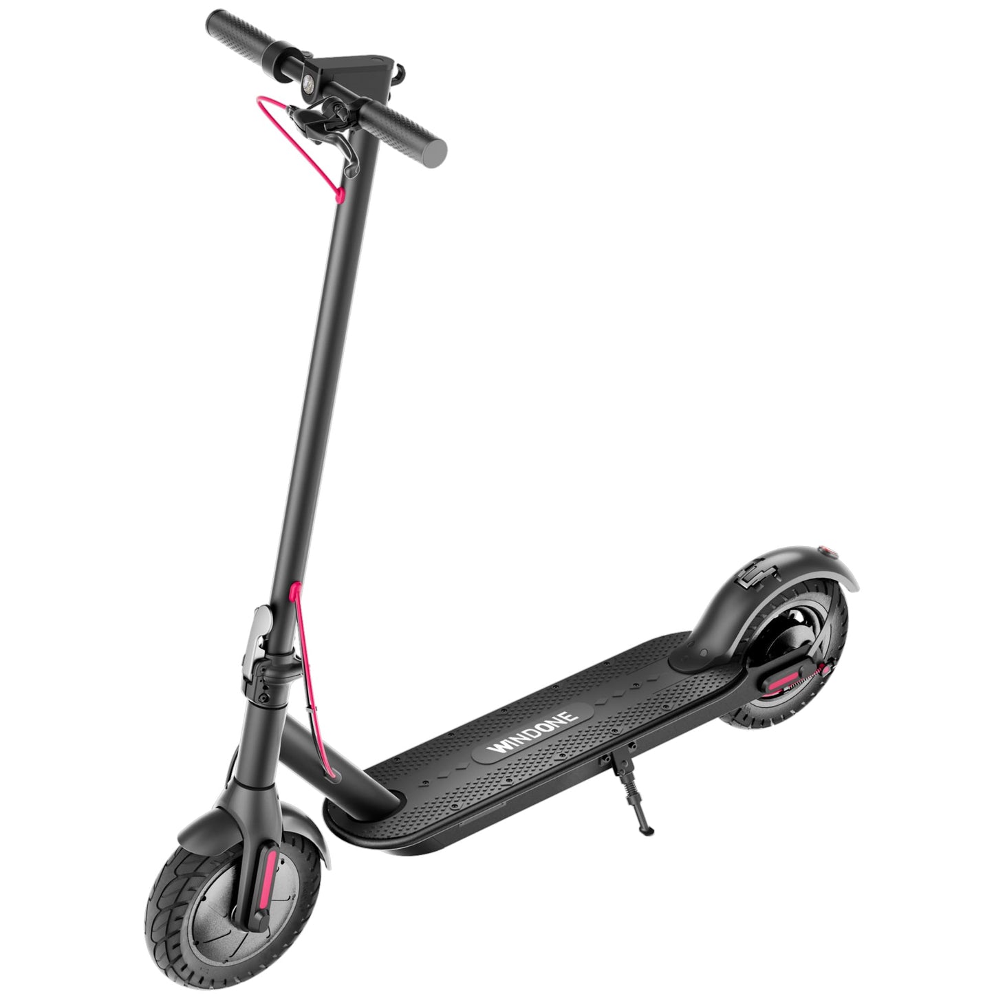 Windone Electric Scooter for Adults & Teens, 430W Peak Motor 19MPH & 17-Mile Range, Foldable Commuter Scooter with 10 Shock-Abso