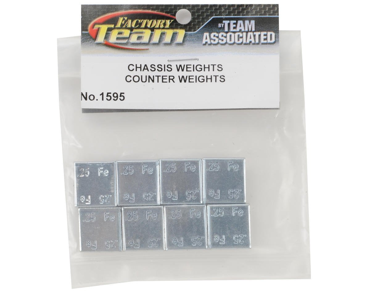 Team Associated 1595 Chassis Lead Weights