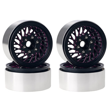 TCRC 4PCS Metal 1.9    Wheel Hubs for TRAXXAS TRX4 TRX6 Bronco RC4WD D90 Axial SCX10 90046 SCX10 II Tamiya CC01 1/10 RC Crawler
