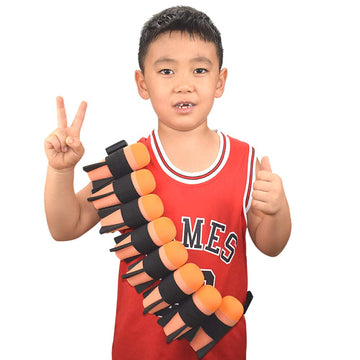 8 Pack Mega Missile Refill With Carrying Strap - Toy Rocket Launcher Ammo For Nerf N-Strike Elite Series