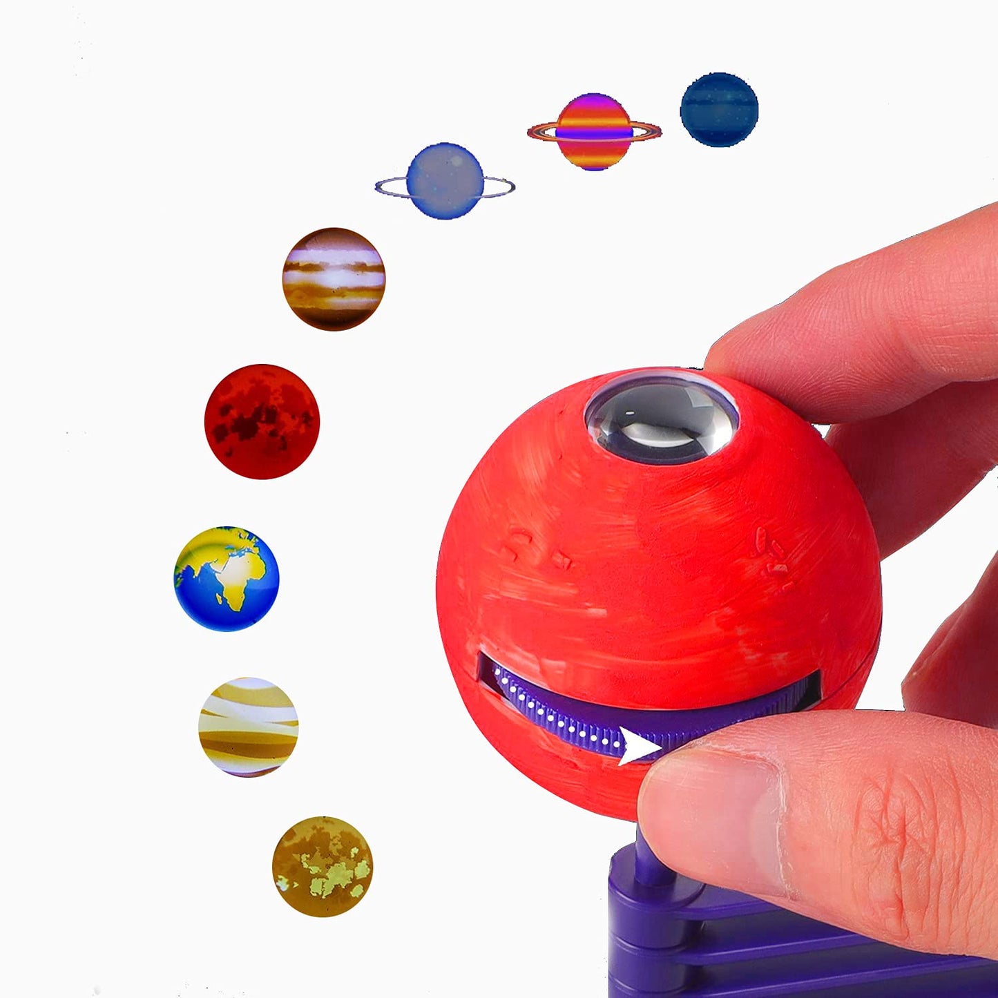 Kutoi Solar System Model For Kids And Teens - Stem Solar System Model With Planet Projector - Diy Educational Solar System Toys With Paint And Brushes-Astronomy Space Gifts For Kids.
